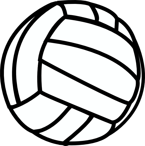 Orange Volleyball Clip Art