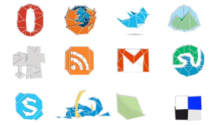 Origami Icon Set