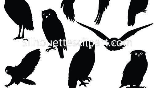 Owl Silhouette Clip Art