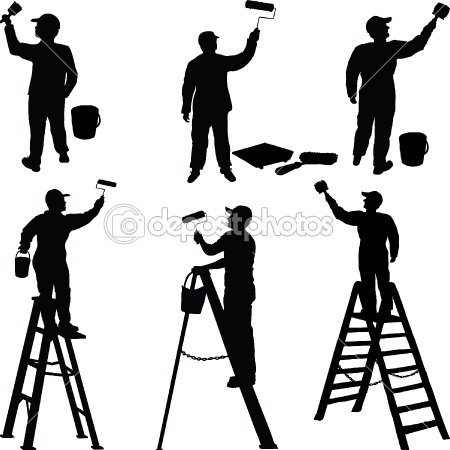 Painter Silhouette Clip Art