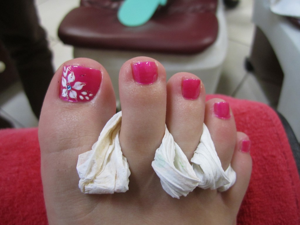 Pedicure Nail Designs Flowers