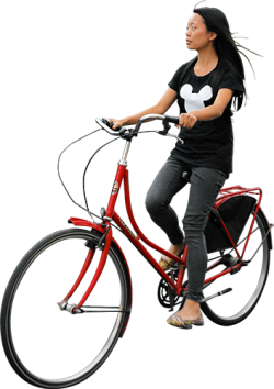 Person Riding Bike Photoshop