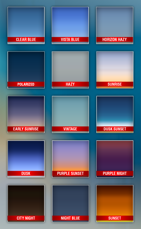 Photoshop Sky Gradient