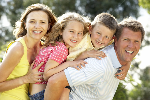 Pictures of Families Having Fun Stock