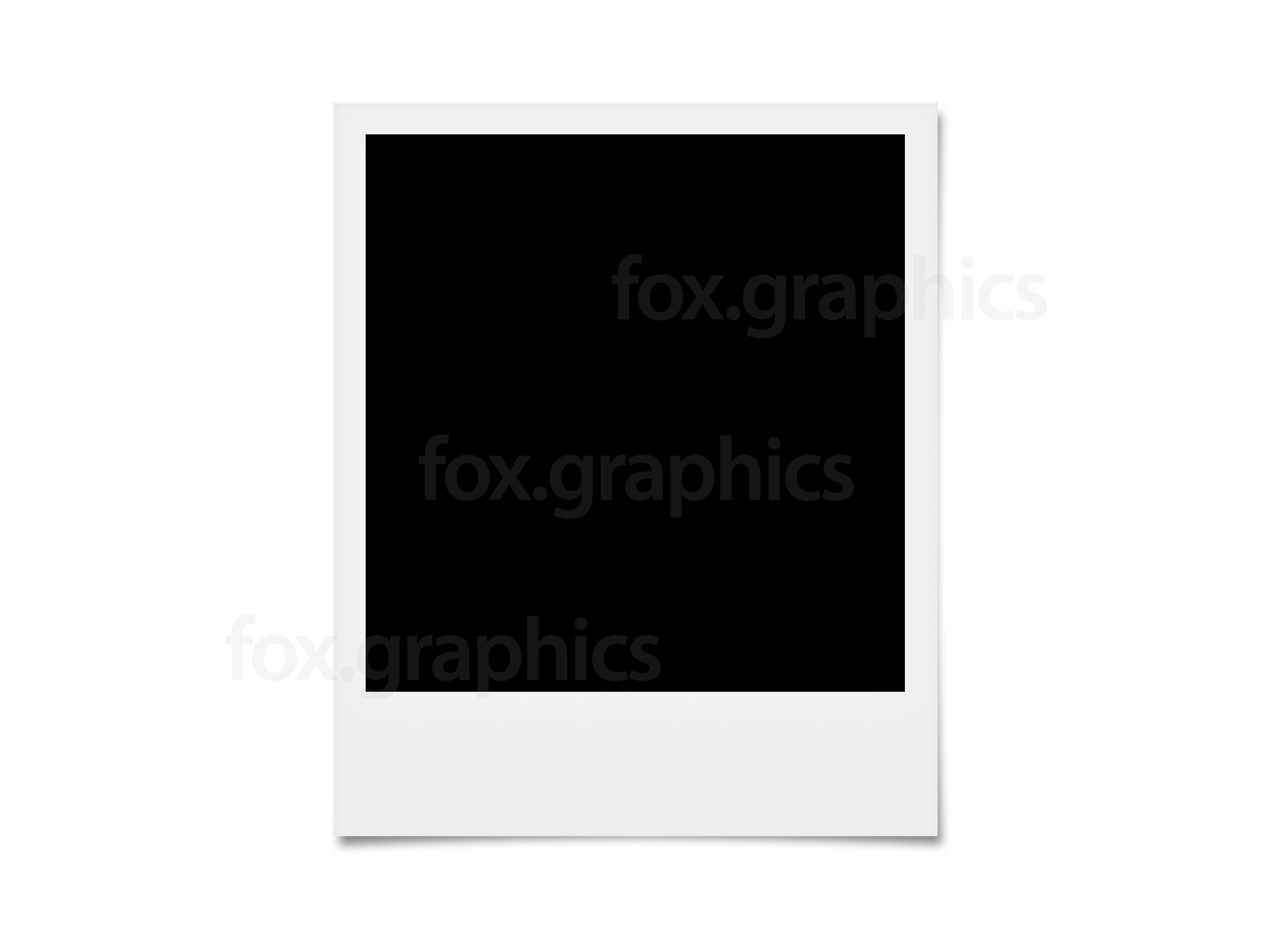 Polaroid Frame Template