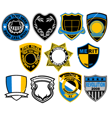 Police Badge Vector Art