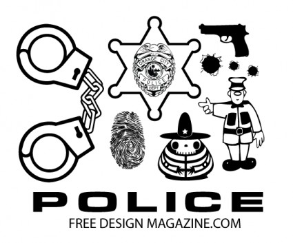 Police Badge Vector Art