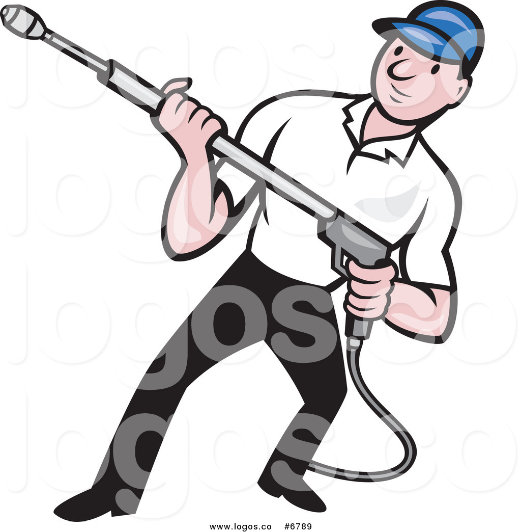 Pressure Washing Logo Clip Art