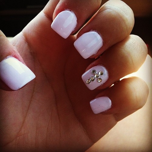 Pretty Nail Designs with Crosses