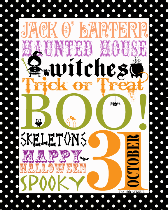 Printables & Free Halloween Fonts
