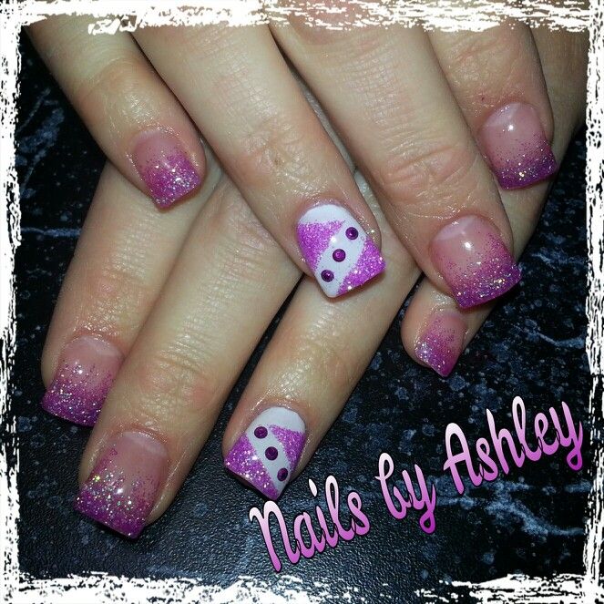 Purple Gel Nail Designs Purple Gel Nail Designs