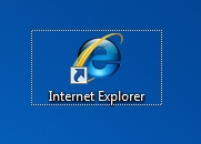 Put Internet Explorer Icon On Desktop