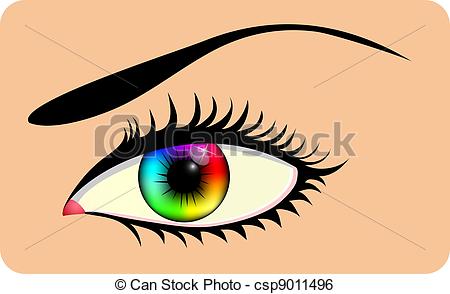 Rainbow Clip Art Eye