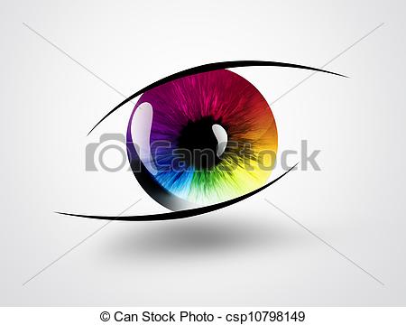 Rainbow Clip Art Eye