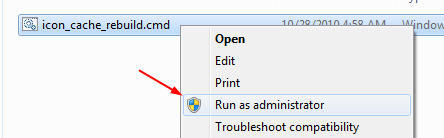 Rebuild Icon Cache Windows 1.0
