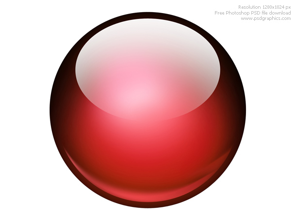 Red 3D Circle