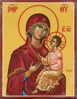 Religious Icon Mary and Jesus