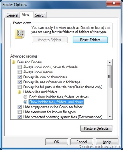 Repair Windows 7 Desktop Icons