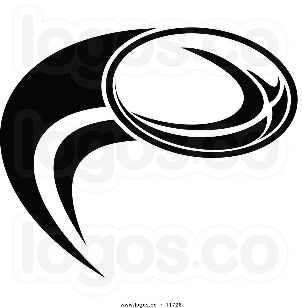 Rugby Ball Clip Art Black and White