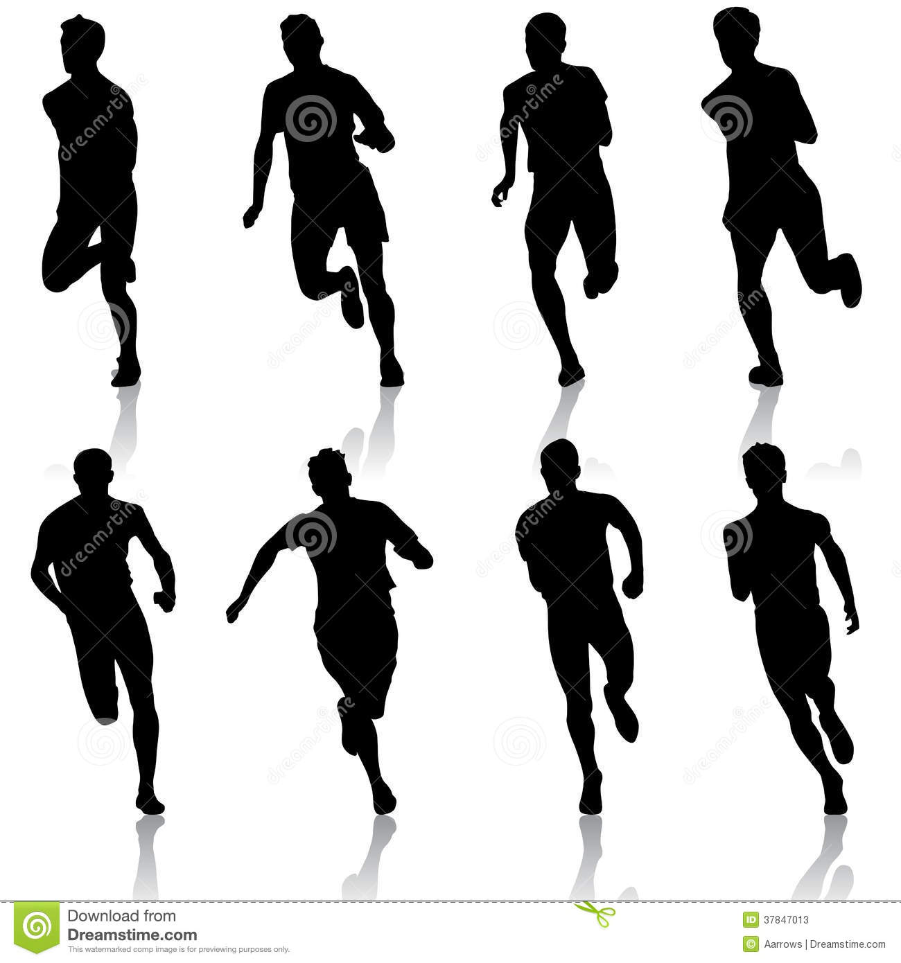 Runner Silhouette Vector