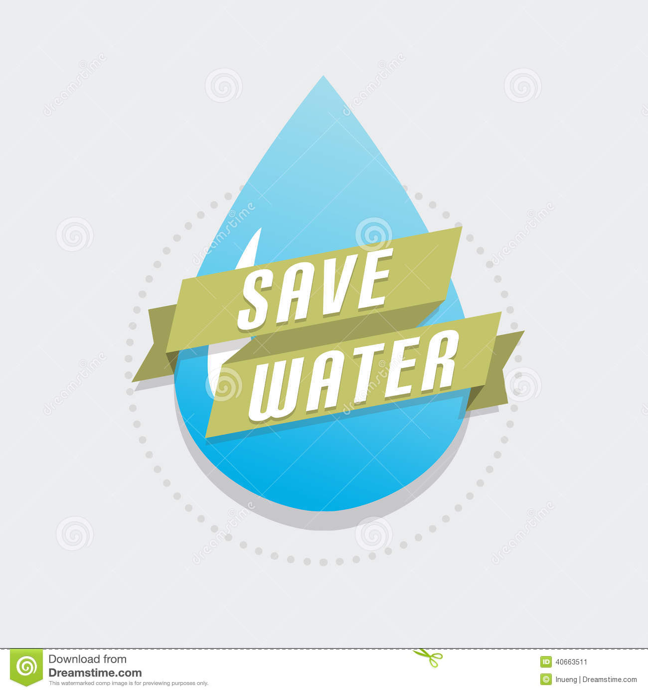 Save Water Logo