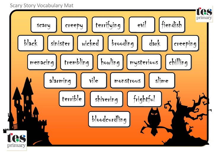 Scary Halloween Words