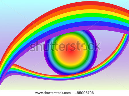 Sideways Rainbow Clip Art