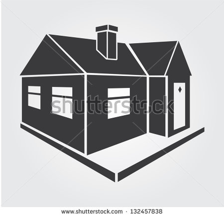 Simple House Icon Vector Simple House Icon Vector