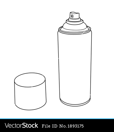 Spray Paint Can Vector