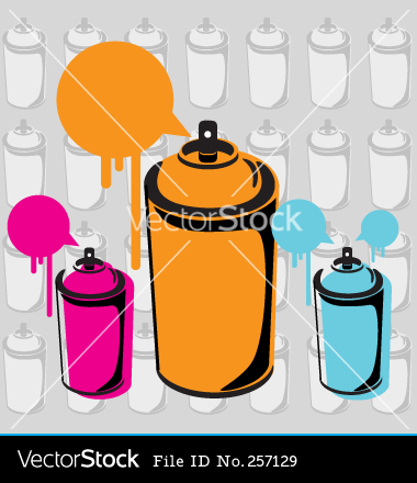 Spray Paint Can Vector