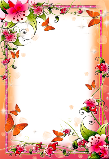 Spring Flower Borders and Frames Spring Flower Borders and Frames