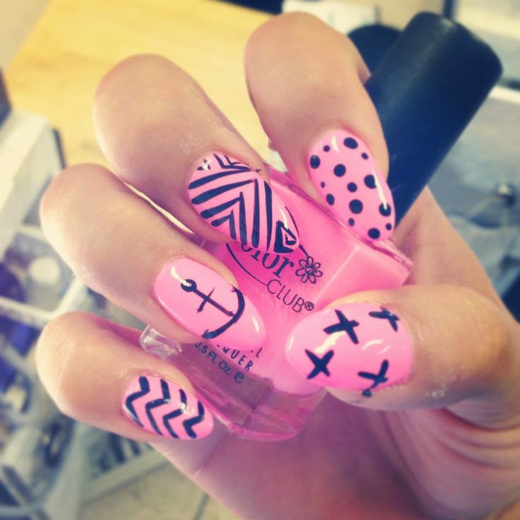 Stiletto Nail Designs with Crosses