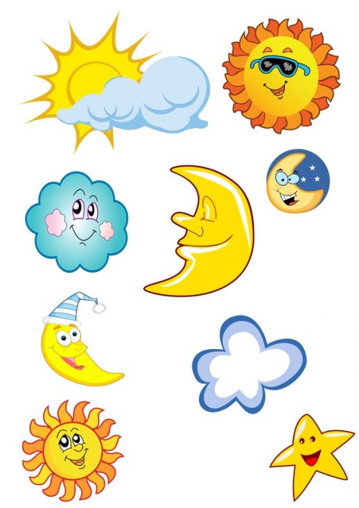 Sun Moon Stars Clip Art Sun Moon Stars Clip Art