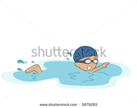 Swimmer Clip Art Vector