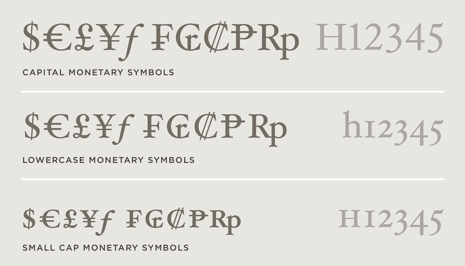 Text Features Special Fonts Text Features Special Fonts