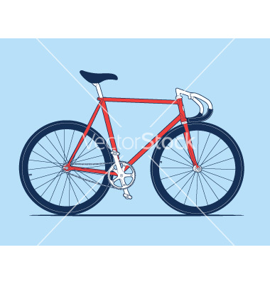 Track Bike Vector