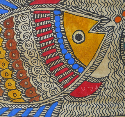 Traditional Indian Madhubani Art