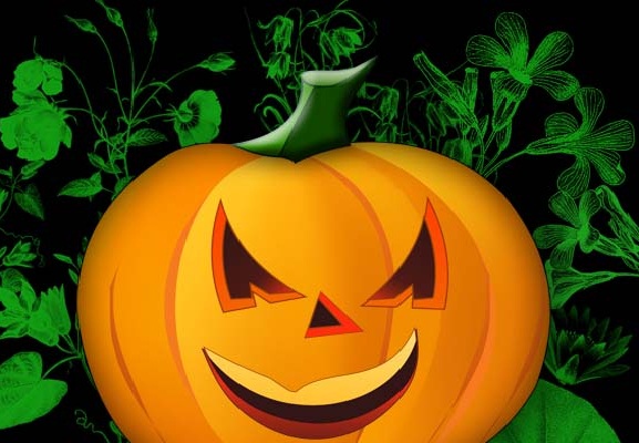 Transparent Halloween Pumpkin