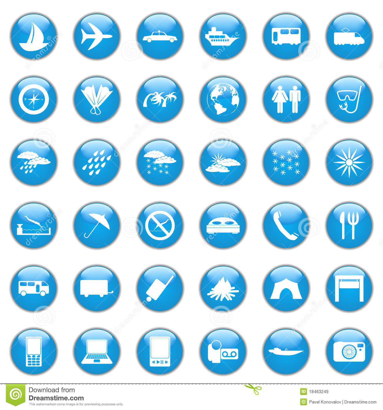 Travel Icons Free