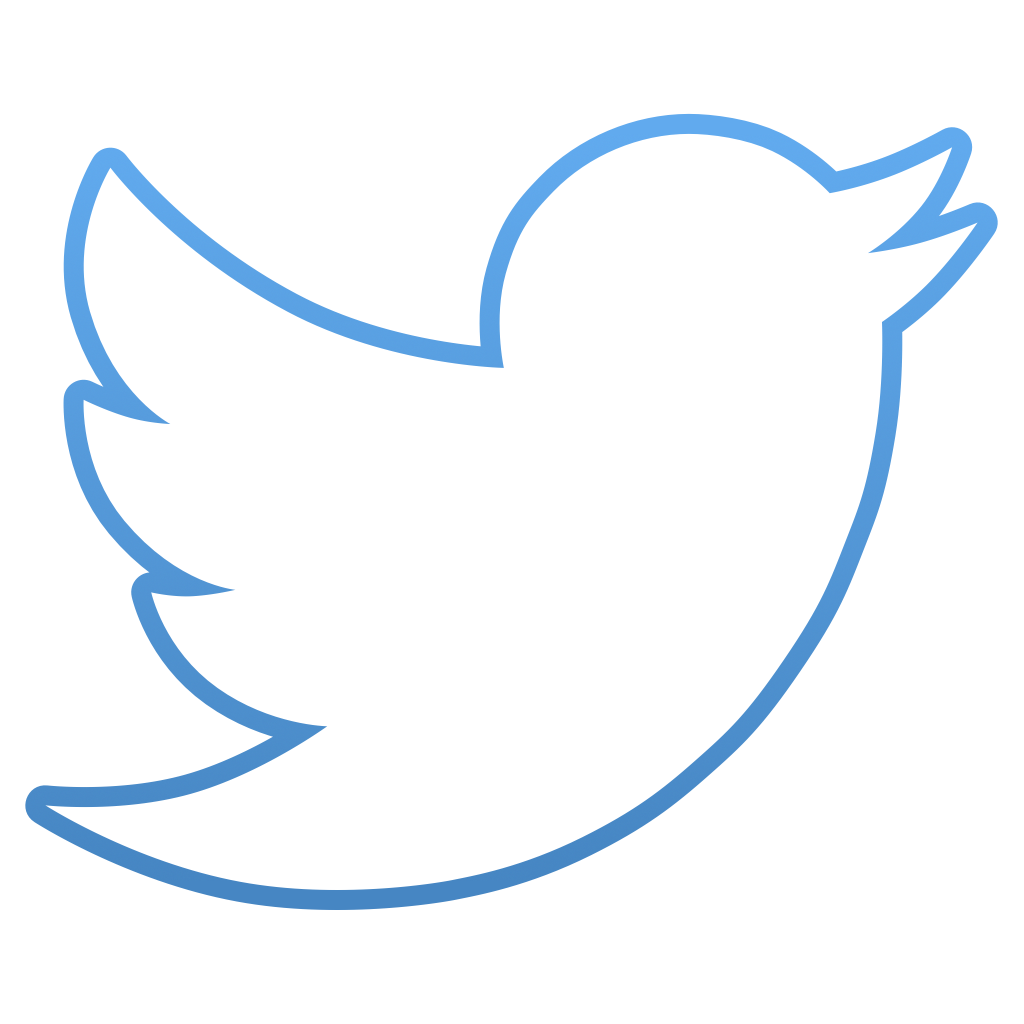 Twitter Logo Outline