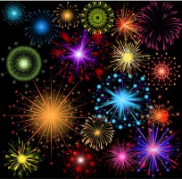 Vector Fireworks Free Download