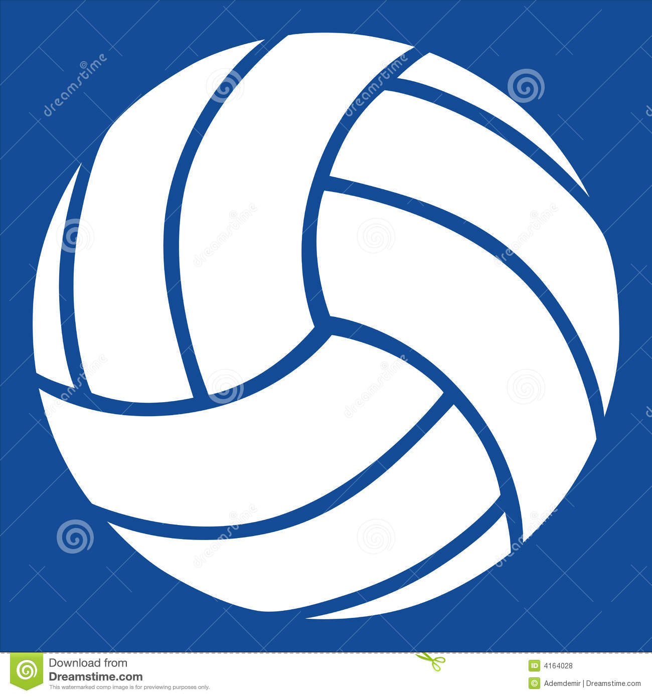 Vector Volleyball Clip Art