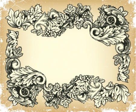 Vintage Frame Vector Illustration