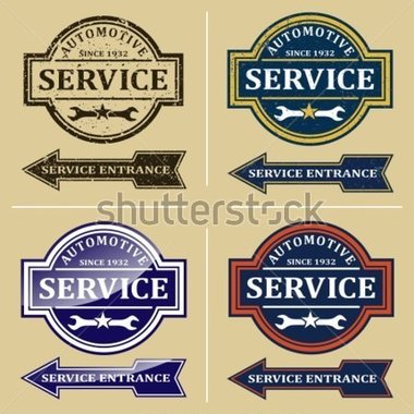 Vintage Signs Automotive Repair Shops