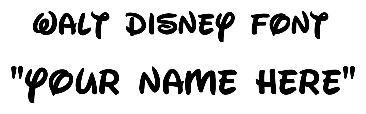 Walt Disney Font Name