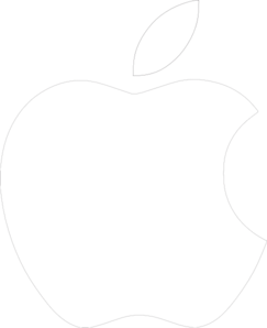 White Apple Logo Vector