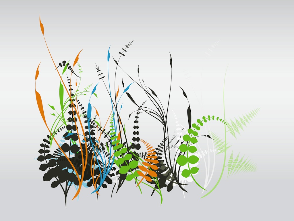 Abstract Plant Vector