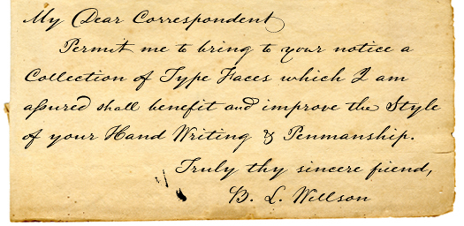 Antique Handwriting Font