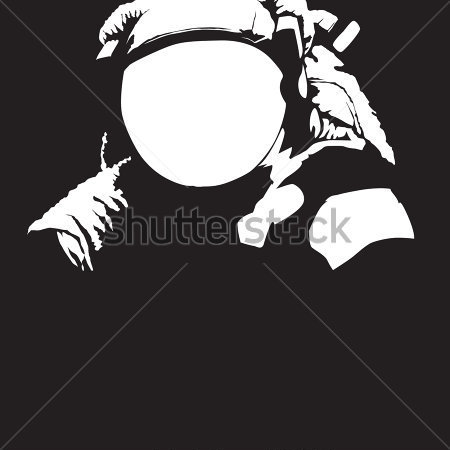 Astronaut Helmet Silhouette
