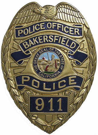Bakersfield California Police Badge Bakersfield California Police Badge